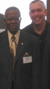 Neal with Bill Burton