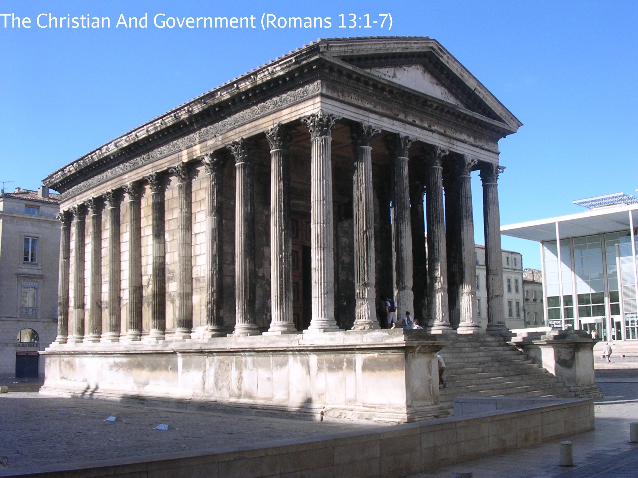 Maison Carrée, Temple of Rome and Augustus